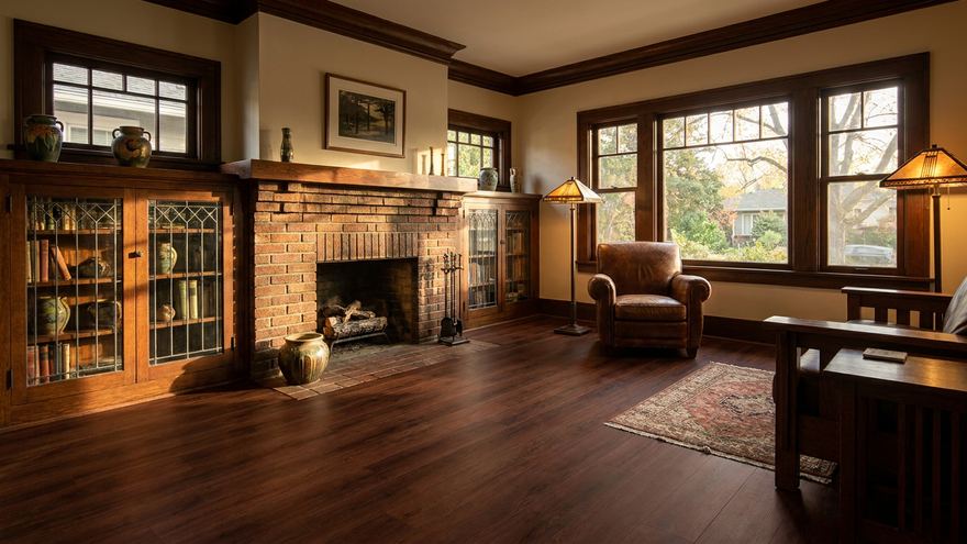 Land Park craftsman after: Cocoa Oak KO-133