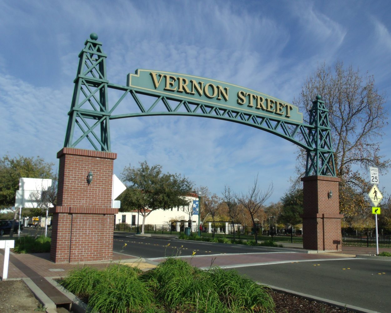 The Vernon Street arch in downtown Roseville, California