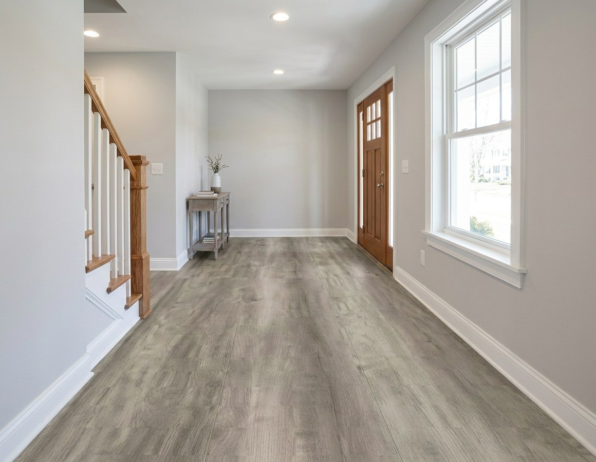 Stonewash Oak KV-454 installed