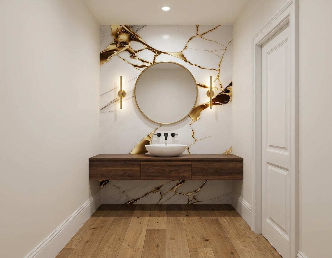 Calacatta Gold KW-501 installed